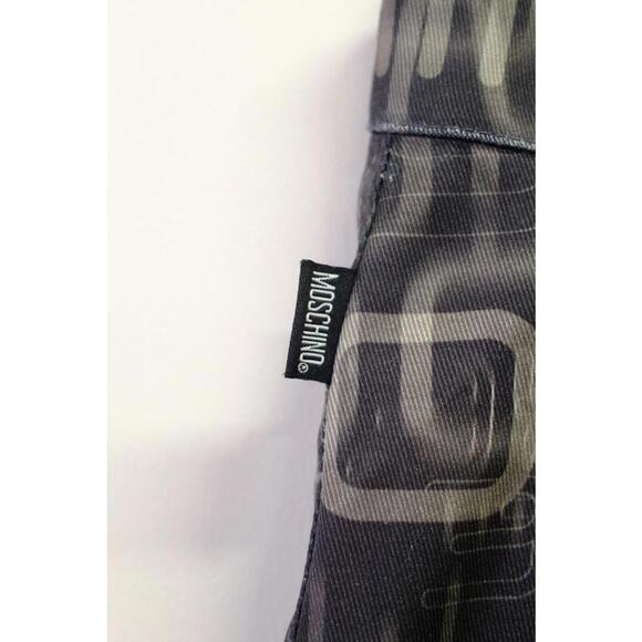 00's Moschino Jeans Text Script Straight-Leg-Pant - Picture 6 of 9